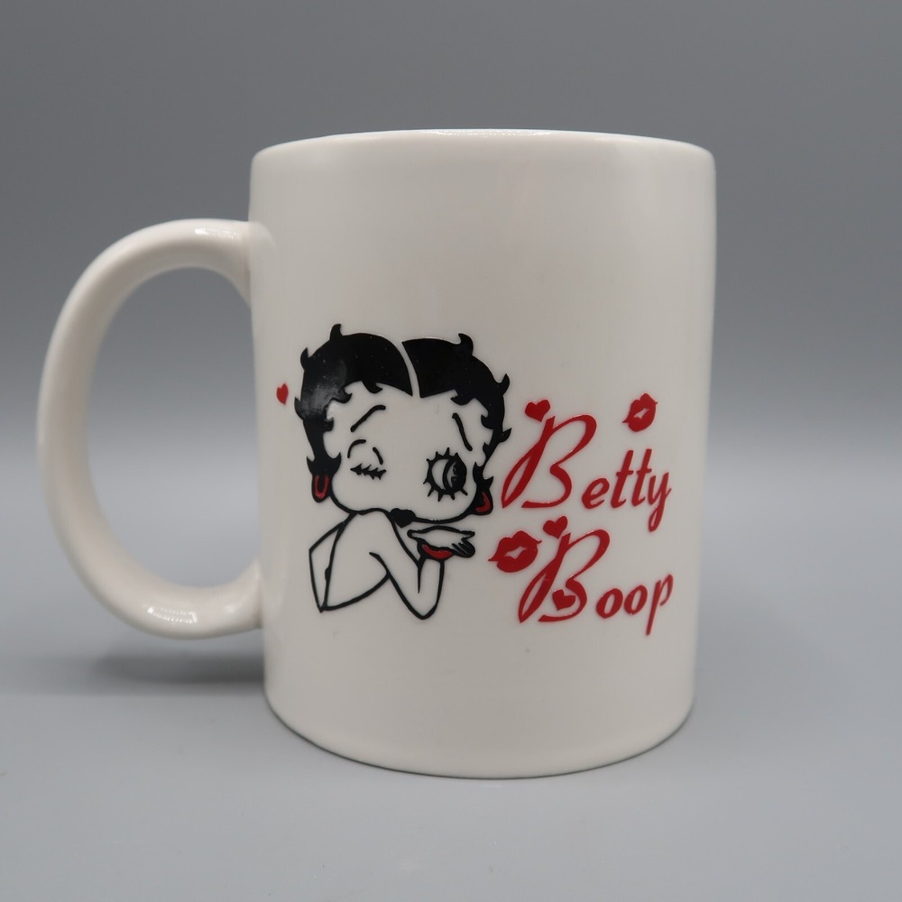 Betty Boop Coffee Mug White Blowing Kisses by Artmind